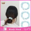 Elastic Hair Band 3pcs Seamless Satin Hair Ties High Elastic Ponytail Holder Hair Bands Solid Color Rope for Thick Hair Buyers' Favorite Hair Accessory. 