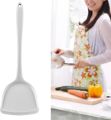 Nonstick Silicone Spatulas, Heat Resistant with Longer Handle Spatula Turner for Cookware Flexible Kitchen Flipper BPAFree Dishwasher Safe Pancakes Omelettes and Eggs. 