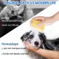 Pet Dog Shampoo Brush 2.7oz 80ml Cat Massage Comb Grooming Scrubber Brush for Bathing Short Hair Soft Silicone Rubber Brushes. 