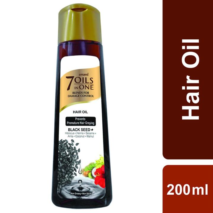Emami 7 Oils in One Black Seed Hair Oil 200ml