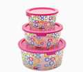 PLASTIC Food Container 3pcs - Food Containers 3 in set. 