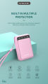 Rock Sendem P300 Mini Powerbank 10000mah Micro/Type C Input 2.1A Dual Port Digital Display Power Bank. 