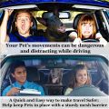 3-Layer Car Mesh Organizer, Stretchable Seat Back Net Bag, Barrier of Backseat Pet Kids, Cargo Tissue Purse Holder, Driver Storage Netting Pouch. 
