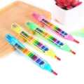 20-Color Wax Pen Set for Kids - Versatile Drawing & Painting Tool with Replaceable Nib for Creative Graffiti Art. 