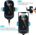 KKM Wireless Car Charger, 15W Auto-Clamping Wireless Car Charger Mount, Air Vent Dashboard Car Phone Holder. 