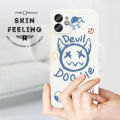 ZeroQiQi for Samsung Galaxy Note 8 Case Cute Creative Demon Doodle Phone Cover Soft Full Lens Protection Ultra Thin Phone Case. 