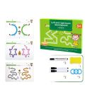 32 Page Children Tracing Book For Kids Training Coloring Erasable Writing Materials Kid Educational Pen Control Rewritable Practice Digital Concentration Early Education Thinking Entry Basic Card Preschool Toys Workbook. 