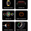 T900 Ultra Smart Watch Men 2.09" HD Screen Bluetooth Calling Pedometer Heart Rate Blood Pressure Sleep Monitor | Calls and SMS Notification. 