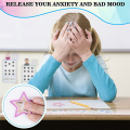 48PCS 6 Styles Fidget Tactile Rough Textured Strips Reusable Sensory Strips for Anxiety Sensory Stickers. 