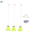 Indoor Badminton Trainer Lightweight Adjustable Height Self Training Device Glow badminton. 