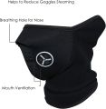 Motorcycle Half Face Mask Winter Wear Beard cold Protection Mask Black Red Blue Multi Color Neck Warmer Gaiter, Thick Fleece Winter Warm Face Mask Scarf for Men Women Skiing Cycling. 