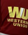Western Union - Sleeve Sponsor - For Liverpool Jerseys. 