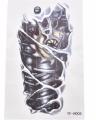 Man 3D Tattoo Robot Arm Waterproof Temporary Tattoo. 