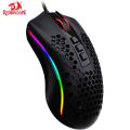 Redragon M808 Storm Lightweight RGB Gaming Mouse 85g Honeycomb Shell 12,400 DPI 7 Programmable Buttons. 