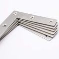 3x3" inch FLAT L Shaped CORNER BRACKET 90 degree Angled Stainless Steel Brace for Repairing Wood Furniture, Connector for Wood Shelf Cabinet Table Chair, Pack Of 2, 4 And 10 Available.. 
