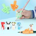 Pack Of 3 Children Pencil Holder Tools Silicone Two Finger Pencil Grip. 