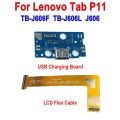 USB Charging Port Connector Charge Dock Board LCD Display Mainboard Flex Cable For Lenovo Tab P11 TB-J606F TB-J606L TB-J606. 