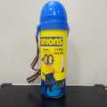 Minions  Boys Double Layer Kids School Lunch Box with Spoon And Water Bottle 500. 