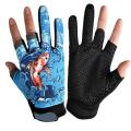 [HOT] Fishing Men's Gloves Women Waterproof Three Finger Cut Anti-Slip Angling Cycling Fishing Lures Barb Protection Catch Fish Gloves. 