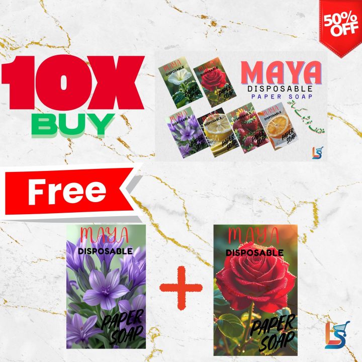 Travel Soap Paper  100 Pieces in Portable Travel Soap Box Fragrant Travel Soap Paper for Hand washing Pocket-Friendly Paper Soap for Travel, School, Office, Outdoor & Daily Use