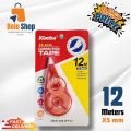 High Quality Correction Tape For Instant Corrections 12m x 5mm - Large, Correction Tape - Pack of 1Pcs Correction Tape 12 Meter X 5 MM, for Journal, Correction Pen, Whitener for Correction, Stationary Items, Correction Pen Tape. 
