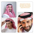 Traditional Arab Head Scarf Rope Versatile Men's Lightweight Arab Head Scarf Headband Embroidered Decorative Head Scarf Headband for Men Festivals Traditional events Arab-themed Parties Dance Performances Costume Occasions. 