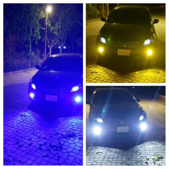 Multi Color Fog LED Light H11 Fitting | Daraz.pk