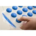 1 Piece Ice Cube Tray Easy POP Out Silicone Round Cubes Maker Drink Freezer Jelly Mold. 