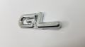 GL Monogram Badge - Toyota Corolla Car - Chrome Silver. 