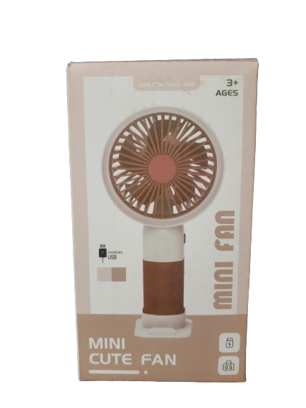 Mini Cute Fan B399-10 USB Charging Mobile Holder & ON OFF Button Working Time 2-8hours ABS Plastic - Green/White