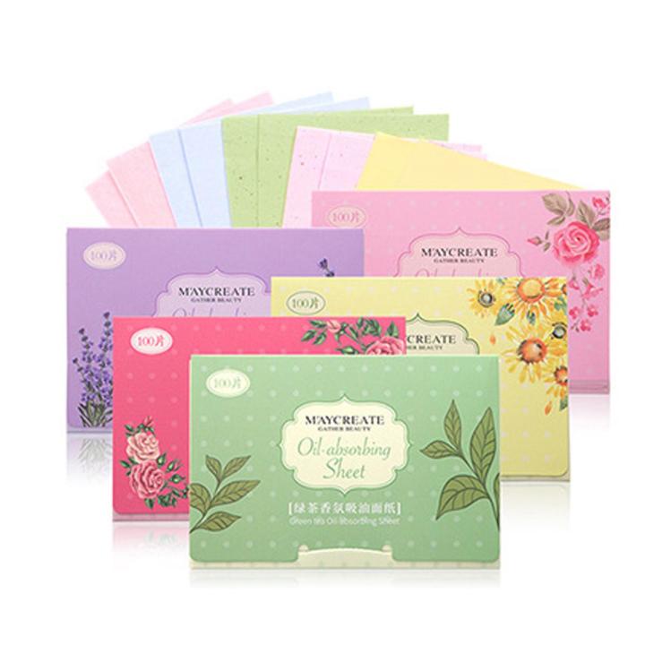 GTS 300pcs/3pack Green Tea Face Absorbent Oil Control Paper Wipes Oil Removal Absorbing Sheet Matcha Oily Face Blotting Paper