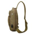 USB Camping Bag Tactical Chest Sling Backpack Military Army Shoulder Fishing Hiking Bags Travel Outdoor Bag Hunting Bags. 