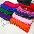 Crincle Chiffon Zik Zak Lace Pico Dupatta For girl By Roop Mahal. 