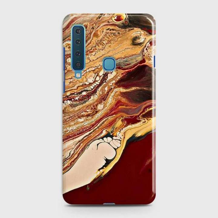 Samsung Galaxy A9 Star Pro Cover Case Beautiful Marbel Hard Cover- Design 38