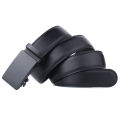 Men's Automatic Buckle Belt Slip Buckle Business Casual Leather Waist Belt. 