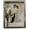 Magic Mirror Photo Frame In 3D Effect 3-In One Mirror+Photo frame+LED Best Gift for Anniversary And Birthdays. 