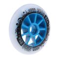 Replacement PU Wheels for Inline Skates, DIY Skating - Blue, 110mm. 