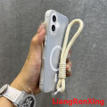 Case for infinix smart 10 9 4g hot 50i 50 5g TECNO SPARK GO 2 POP 10 back cover hard case TPU shockproof Cover new design aesthetic with holder and lanyard cute CYDTBS02. 