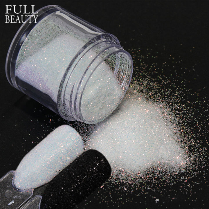 1 bottle Black White Shinning Dazzling Nail Glitter Powder Gel Polish Holographic Pigment Nail Art Dust Manicure Decor CH26/48-1