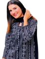 Chunri 2-Piece Stitched Linen Suit for Women and Girls – Casual/Formal Wear, Block Printed. 
