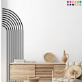 Half Arch Wall Decal - Abstract Wall Decor, Boho Interior Wall Art, Modern Farmhouse Decor, Removable Wall Stickers. 