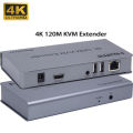 4K 120M HDMI KVM Extender By RJ45 Ethernet Cat5e Cat6 Cable Converter TX RX Support USB Mouse Keyboard Extension Touch Screen. 