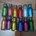 Pack of 12 Glitter Multicolor / 12 Glitter Bottle / Glitter for Enhance Drawing / Glitter Set Art # JS-G12-H01. 