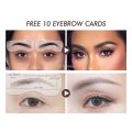 Professional Eyebrow Stamp Shaping Kit With Eyebrow Trimmer Tools Brush Eyebrow Powder Stick Hair Line Contour Cosmetics Make Up. 