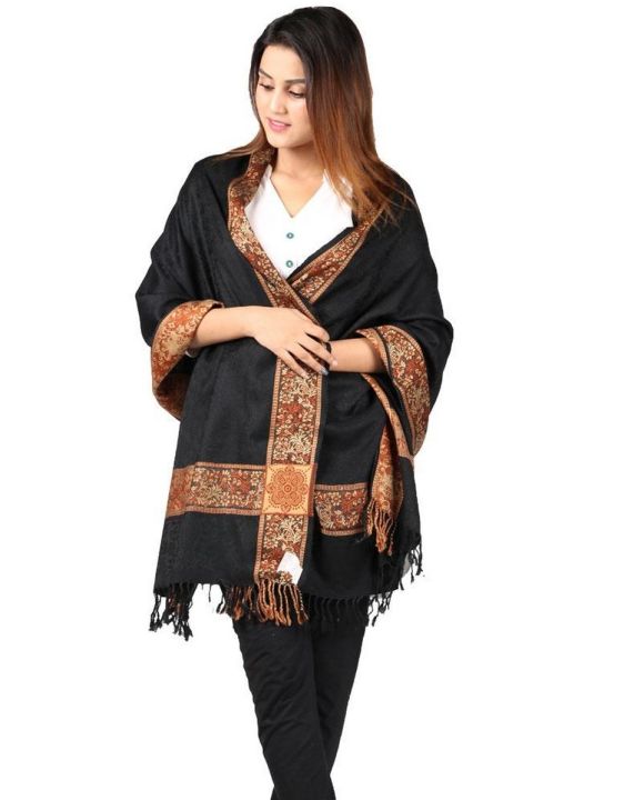 Kashmiri%20Shawl%20For%20Girls%20Wool%20Shawls%20Warm%20Shawl%20Winter%20Shawl%20Chader%20Dupattas,%20Stoles%20&%20Shawls%20Blue-Black-Brown-Golden-Red%20-%20Image%203