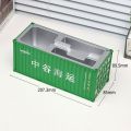 Multi-Function Ornaments :30 Shipping Container Pen Holder Creative Desktop Stationery Storage Box Decorative Business Card Organizer Model Box Gift. 