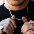 Golden Snake Neck Chain For Men/Women. 
