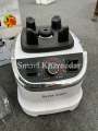 Silver Crest Electric 2 in 1 Blender & Grinder Set Made in Germany 3500W Motor with 15 Speed Settings and 6 Sharp Blades 2L Jug - 500g Grinder. 