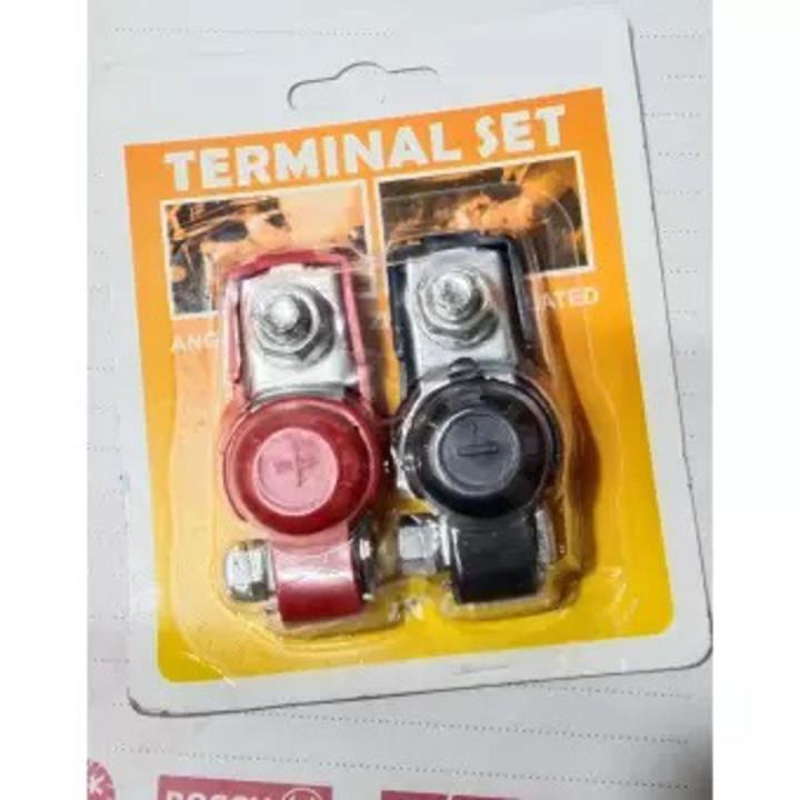 BATTERY TERMINAL CLAMP CLIPS CONNECTOR 2 PCS 12V