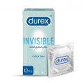Durex Condoms Invisible 12 Pieces. 